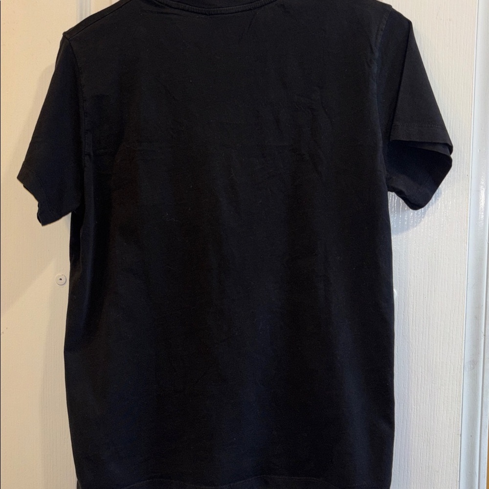 GUCCI BLACK S/S TEE SHIRT WITH BLIND FOR LOVE IN BLUE SEQUINS EMBROIDERED BEE - Picture 3 of 16